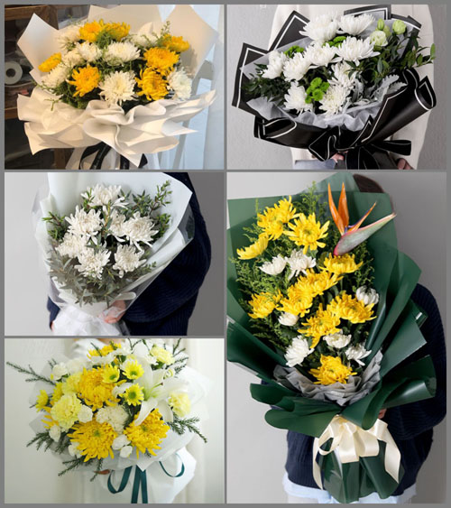 广西贵港桂平市紫荆镇白事花束代送